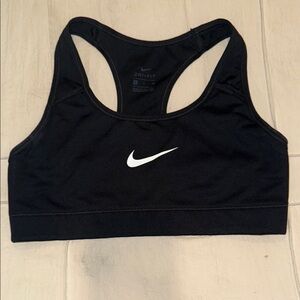 Nike Black Sports Bra with Racerback Design
